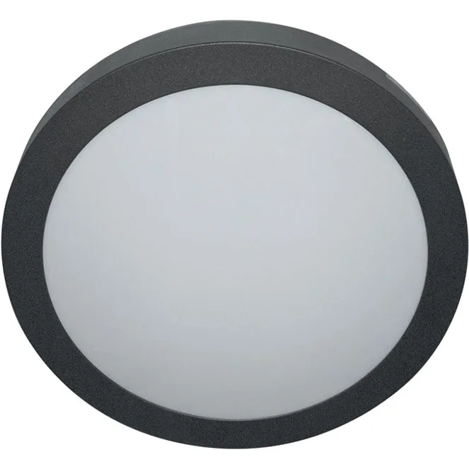 Plafón vouga ip54 2xe27 al.11xd.38cm negro