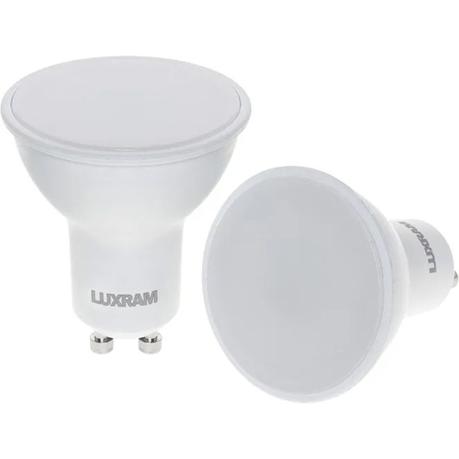 Bombilla gu10 value max led 6w 4000k 620lm 300cd 100°mate