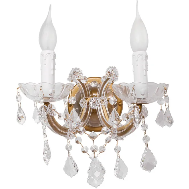 Aplique m.teresa 2xe14 oro pintado con spray