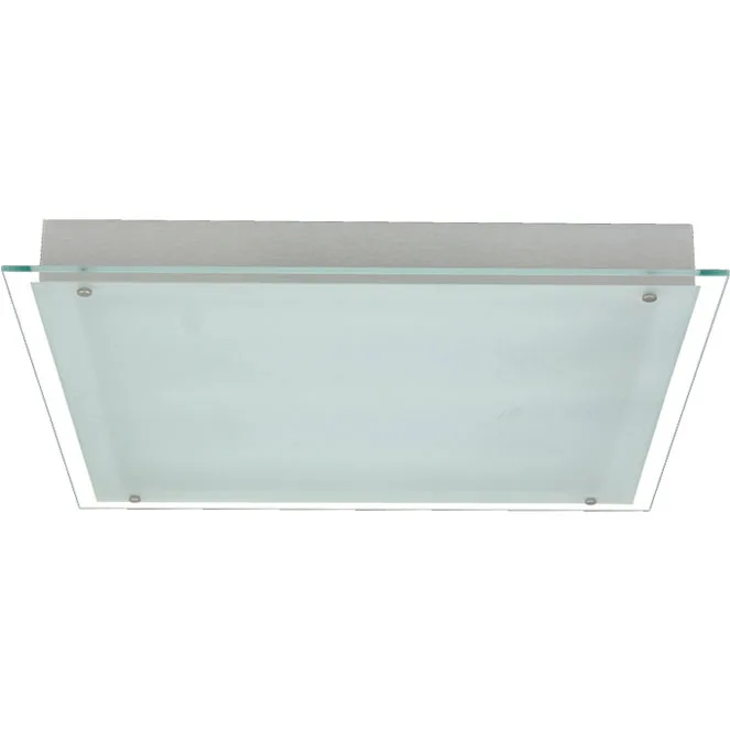 Plafón malaquite cuadrado 3xg11 pl l.69xan.69xal.6cm gris