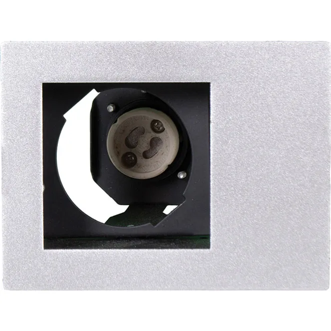 Downlight empotrable prometheus 1xgu10 l.12xan.9xal.0,2cm gris