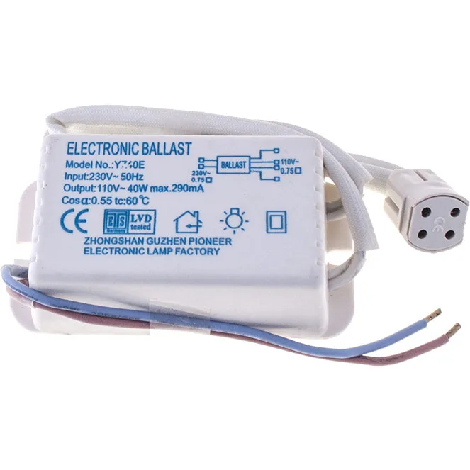 Balasto para bombilla 36w ou 40w, en plastico