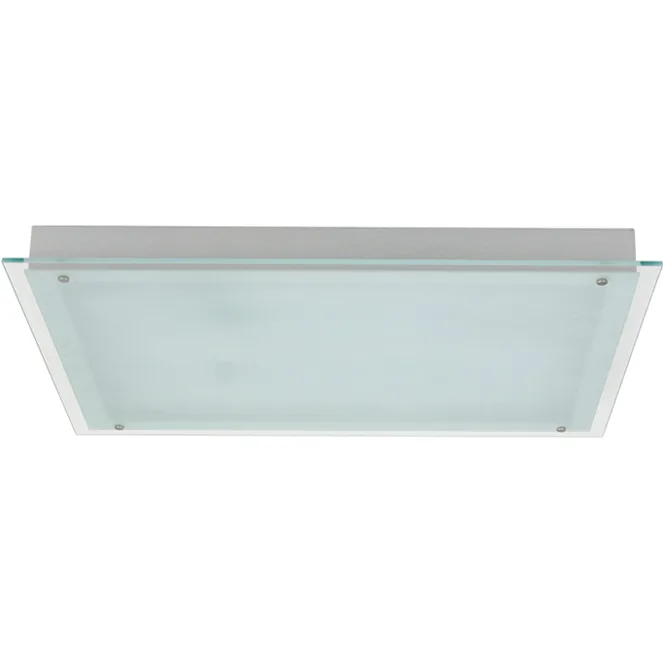 Plafón malaquite retangular 3xg11 pl l.69xan.52xal.6cm gris