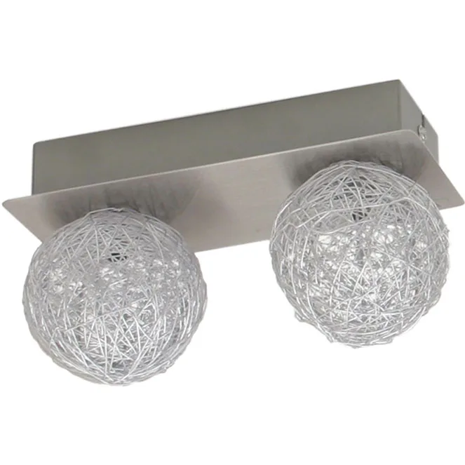 Aplique parm 2xg4 12v l.20xan.9xal.11cm niquel