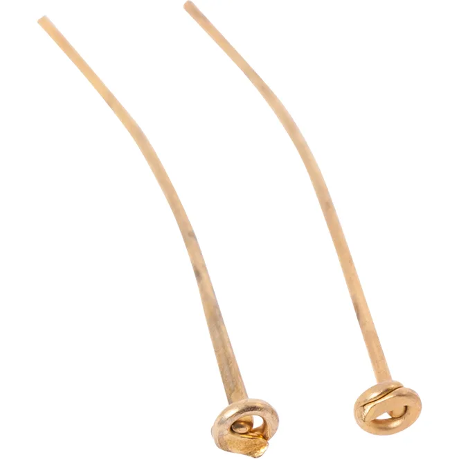 Clavo de latón 3xd.0,08cm latonado (caja 1000pc)