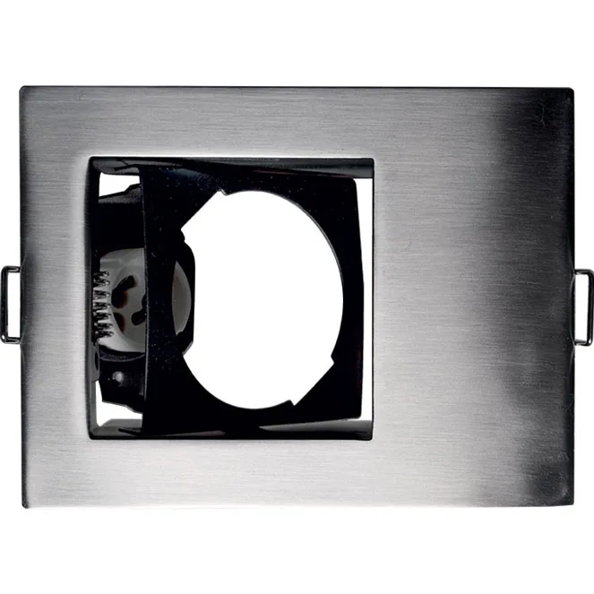 Downlight empotrable prometheus 1xgu10 l.12xan.9xal.0,2cm niquel