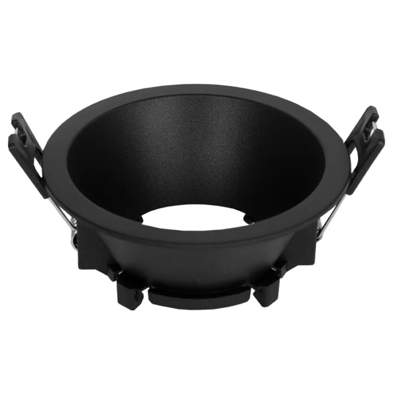 Aro empotrable oniro redondo al.3,6xd.8,5cm policarbonato (pc) negro