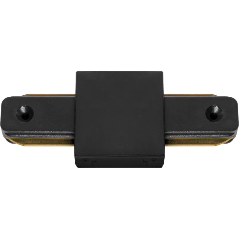 Conector en forma de "i" para carril line pro x2 (2 hilos) en aluminio color negro