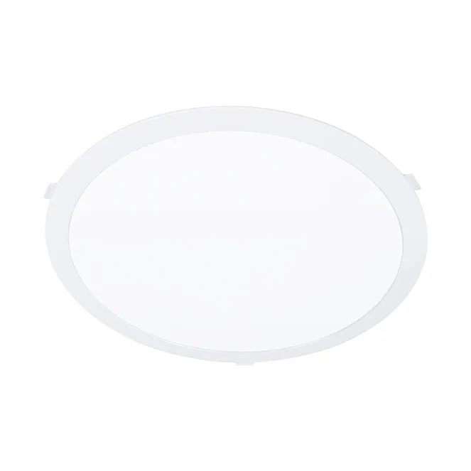Downlight empotrable intego 2.0 pc redondo 24w led 2500lm 6400k 120° al.2,5xd.30cm blanco
