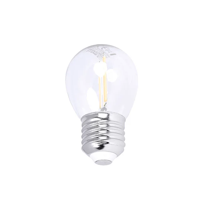Bombilla e27 (grueso) esférica classic led 2w 2700k 250lm transparente-a++