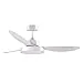 Ventilador dc tulum blanco, 3 aspas, 25w led 3000|4000|6000k, al.39xd.120cm