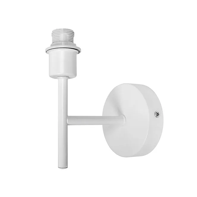 Armazón para aplique maldivas 1xe14 l.10xan.13,5xal.16,2cm blanco