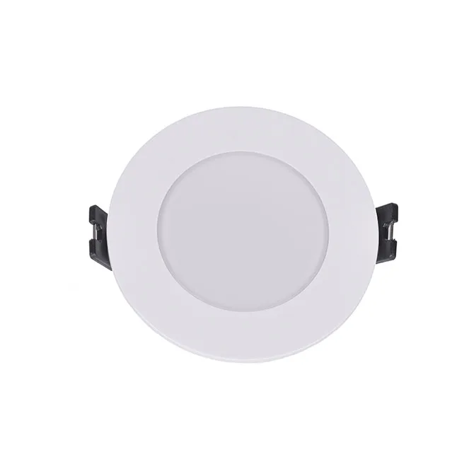 Aro empotrable olavo redondo al.3,1xd.9cm policarbonato (pc) blanco