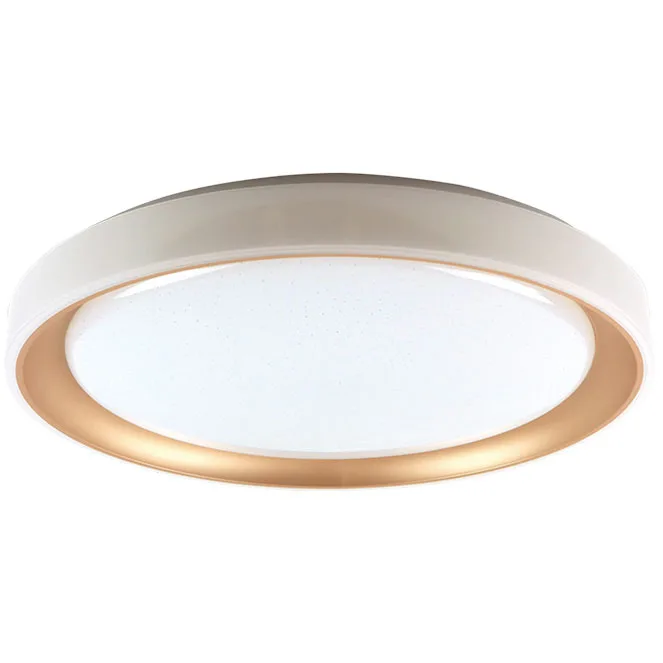 Plafón kigali 72w led 3000-4000-6000k blanco/oro