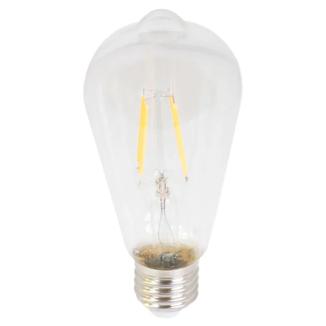 Bombilla e27 jadir led 4w 2700k 200lm 270° transparente -a+