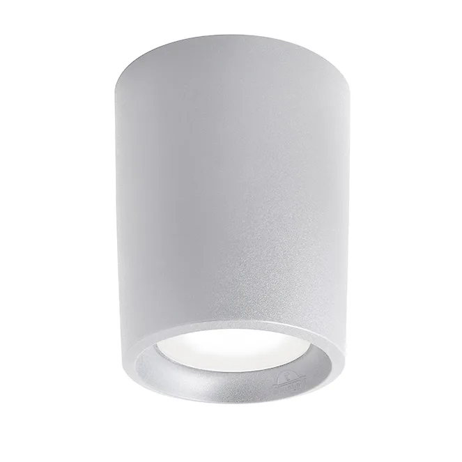 Foco livia 1xe27 15w con pulsador cct (2colores) ip55 al.29xd.18cm resina blanca