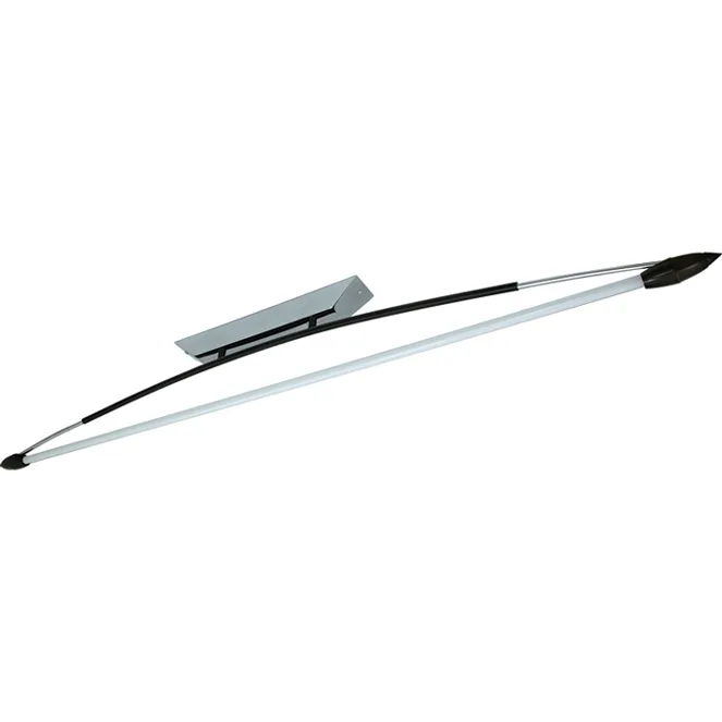 Plafón cornalina 1x24w g5 t5 l.71xan.6xal.12cm wengue/gris