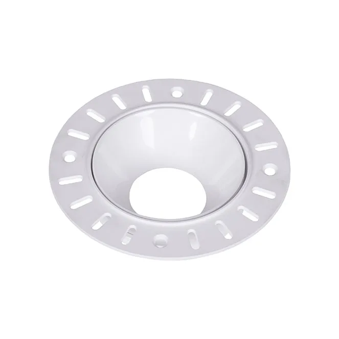 Aro empotrable onassis redondo para yeso laminado al.4xd.11cm policarbonato (pc) blanco