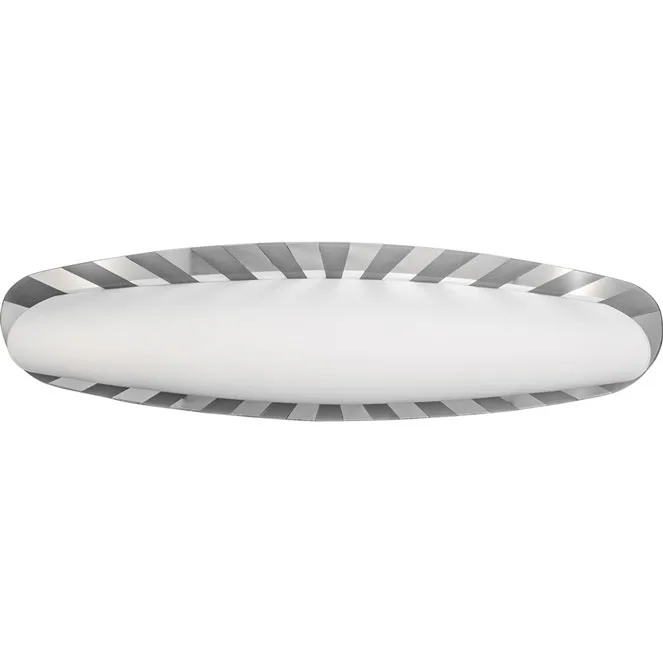 Aplique arraial 3xe14 l.60xan.10xal.17cm blanco/cromo