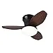 BEL AIR HOME - Ventilador de Techo TAURUS con Motor DC y Luz LED 24W, 6 Velocidades de Aire y 3 Temperaturas de Luz, Mando a Distancia Incluido, (NEGRO CEREZO)