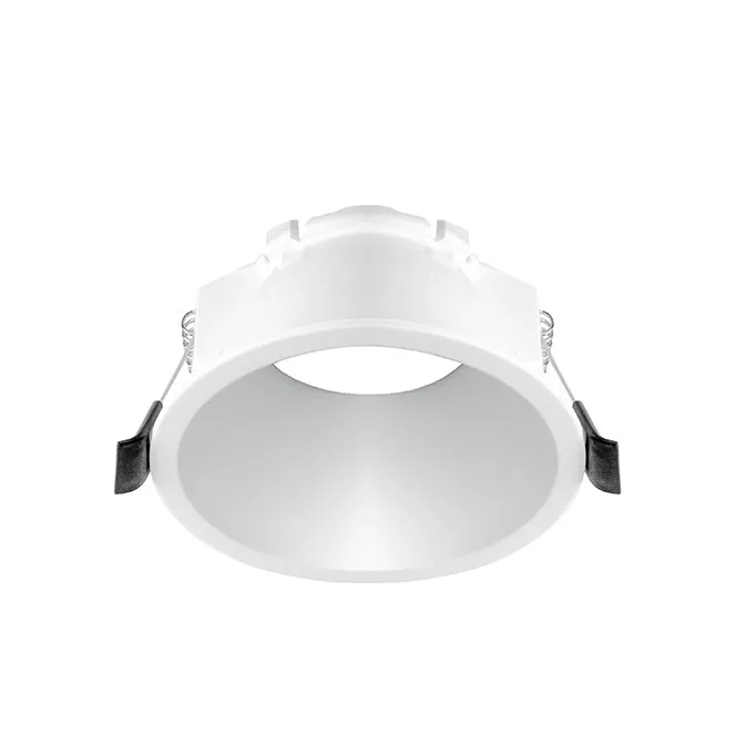 Aro empotrable inteca pc redondo al.5,2xd.9,4cm policarbonato (pc) blanco