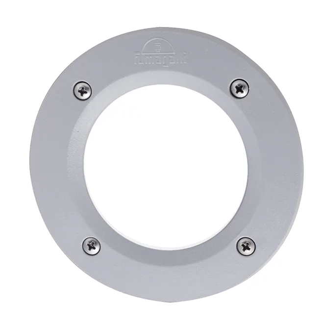 Aplique empotrable leti 1xgx53 ip66 an.8xd.13,4cm resina gris