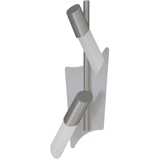 Aplique dinis 2xg9 l.32xan.10xal.13cm niquel