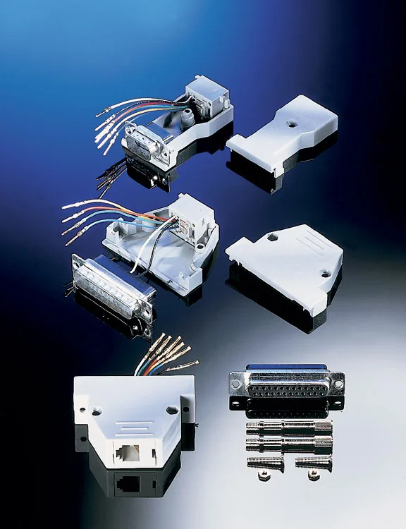 ROLINE Adapter DB25 M / RJ45 F, 8P/8C