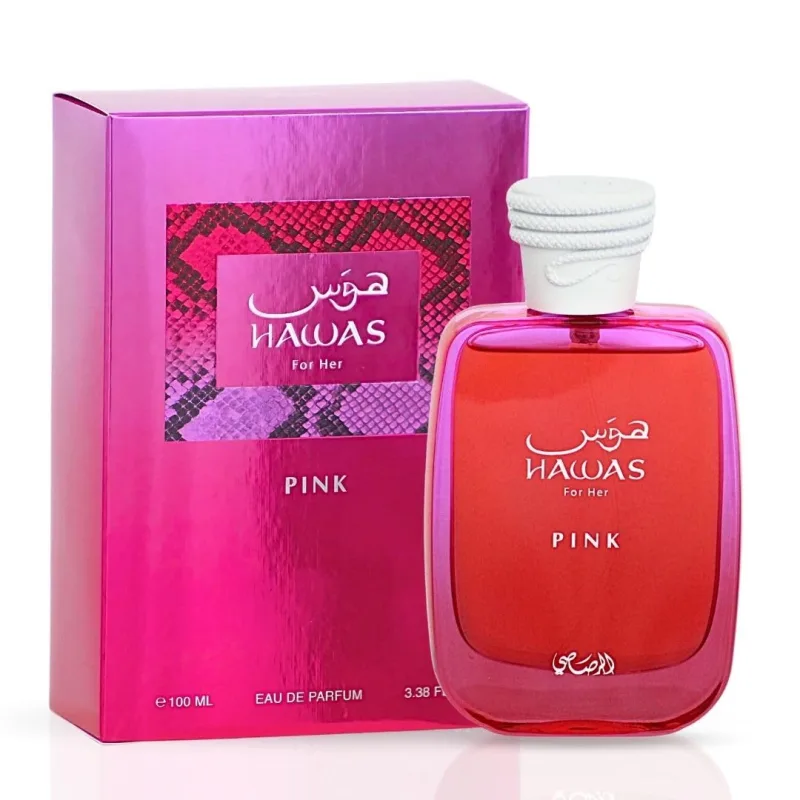 Hawas Collection - Hawas Pink by Rasasi para mujer - 95.8 g EDP Spray