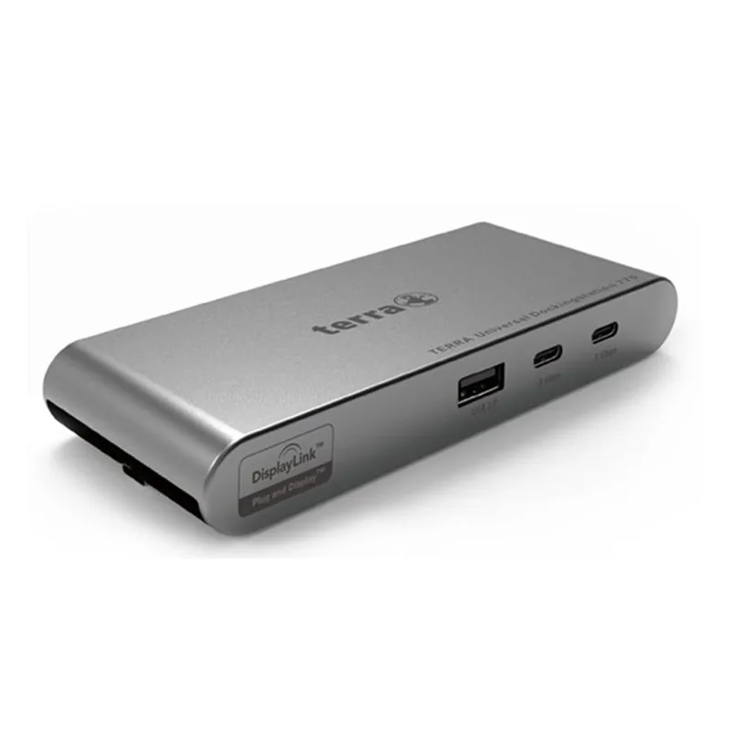 Terra mobile dockingstation 770 usb-c dual display dockingstation mit dual display für unterwegs!