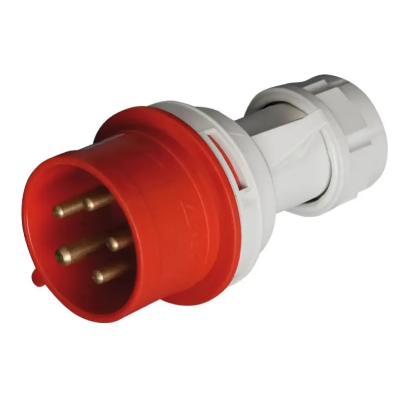 Clavija Conector Cetac 5p (3p+n+t) 16a Ip44 Roja 002300388