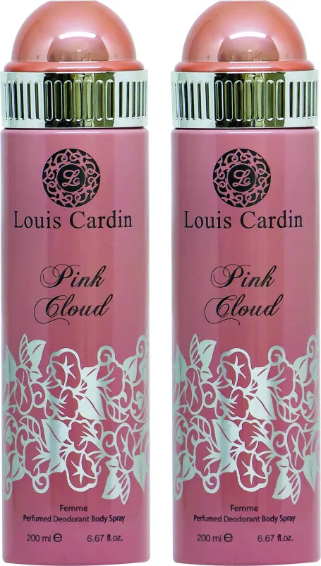 Louis Cardin Pink Cloud - Desodorante corporal perfumado en espray de 200 ml