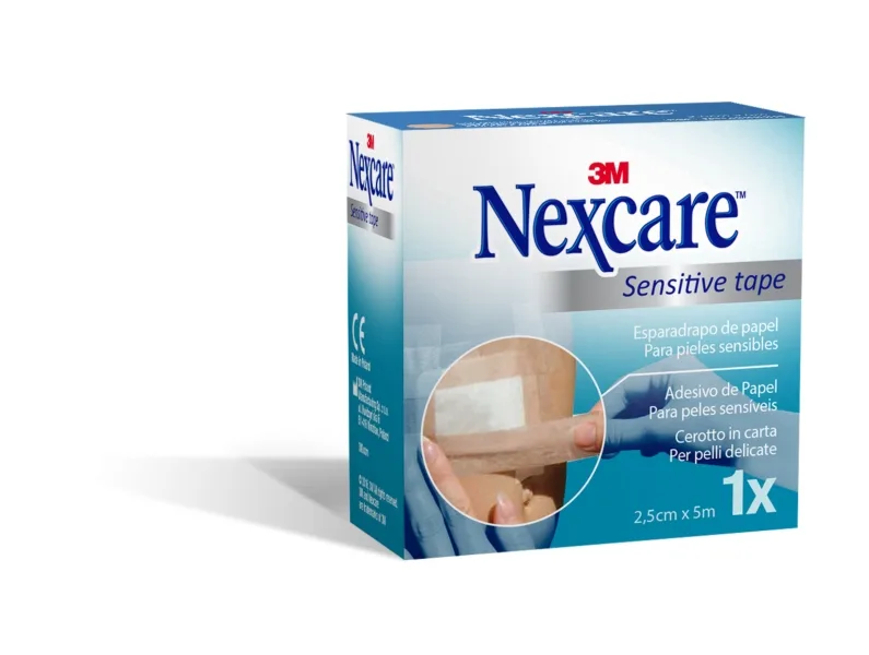 Nexcare sensitive esparadrapo - 25mm x 5m - color piel