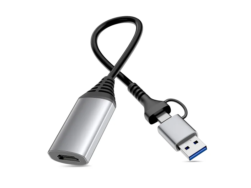 Equip 133498 Adaptador gráfico USB 1920 x 1080 Pixeles Gris