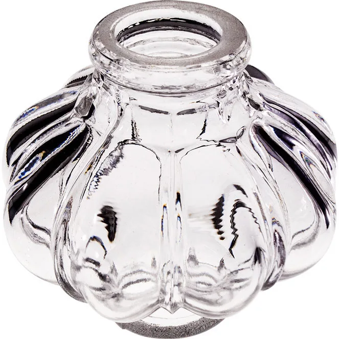 Esfera de cristal 8xd.8,5cm taladro 2,3cm transparente