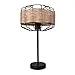 Sobremesa solange d.25xalt.45,5cm 1xe27 en rattan