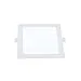 Downlight empotrable intego 2.0 pc quadrado 6w led 600lm 6400k 120° l.12,5xan.12,5xal.2,5cm blanco