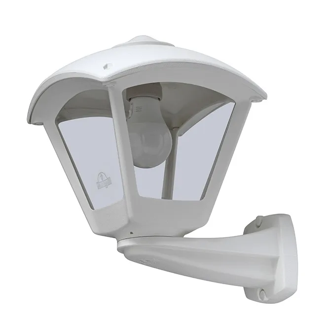 Aplique dario 1xe27 ip55 l.24xan.28xal.30,5cm resina blanca