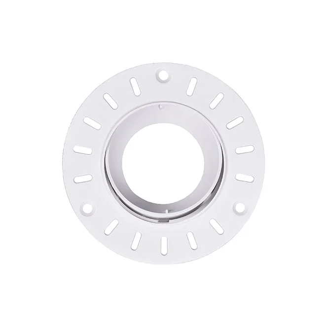 Aro empotrable onassis redondo para yeso laminado al.3xd.9,5cm policarbonato (pc) blanco