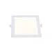 Downlight empotrable intego 2.0 pc quadrado 6w led 600lm 4000k 120° l.12,5xan.12,5xal.2,5cm blanco