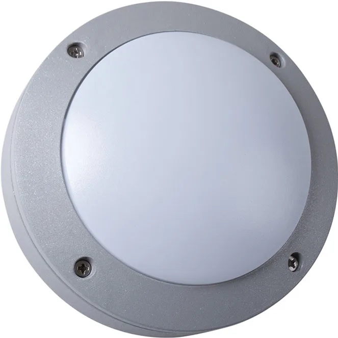 Aplique kasi ip54 21x0,18w led 4000k al.6xd.15cm gris