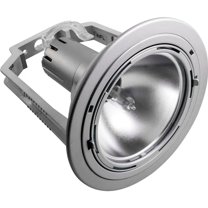 Downlight empotrable funct 1x35wal.0,3xd.18cm aluminio