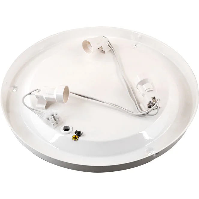 Base para plafón marim 3xe14 al.5,5xd.31,5cm blanco