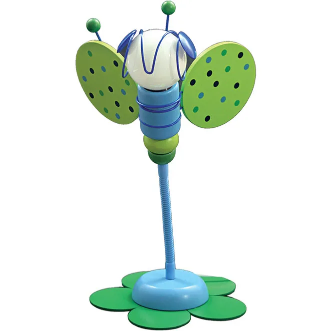 Sobremesa abelha 1xg4 12v al.46xd.24cm azul/verde