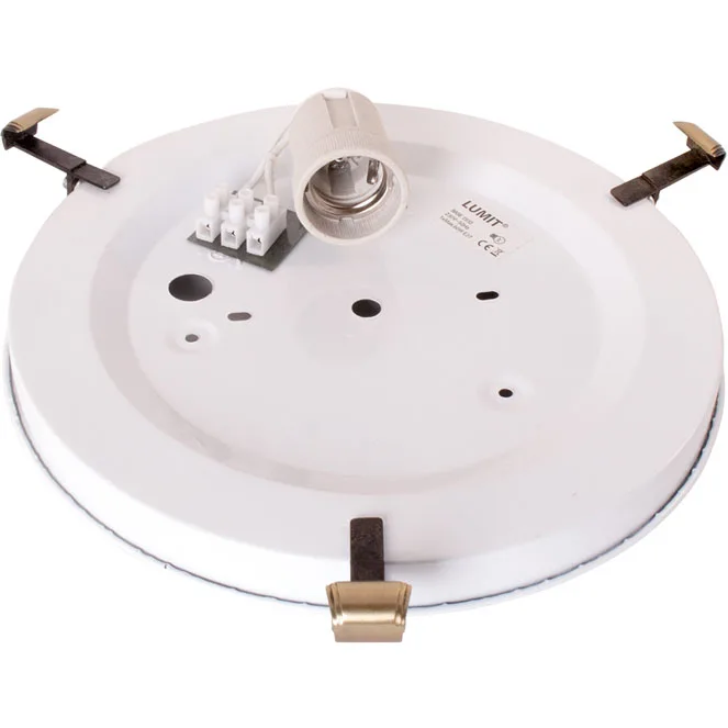 Base para plafón duna 1xe27 al.6xd.30cm cuero