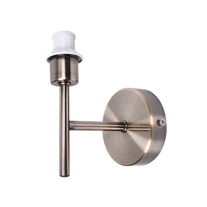 Armazón para aplique maldivas 1xe14 l.10xan.13,5xal.16,2cm cuero