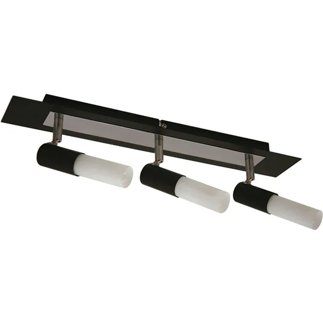 Aplique bruno 3xgu10 l.45,5xan.7,5xal.10cm wengue/cromo