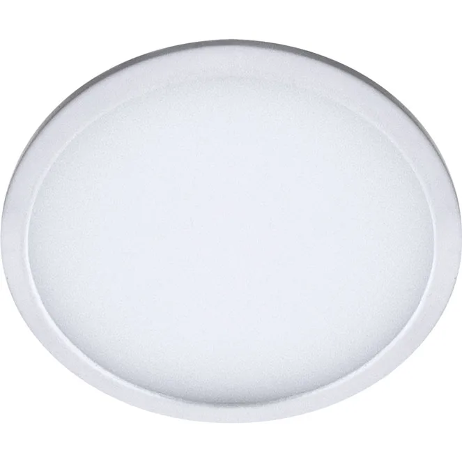 Downlight empotrable marco redondo 1x24w led 1560lm 6000k 120° al.0,3xd.29,5cm blanco