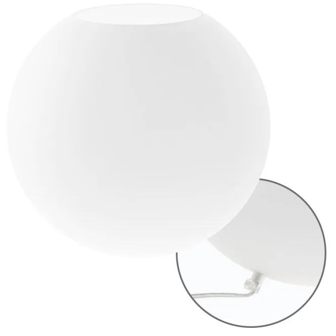 Sobremesa herner 1xe27 al.27xd.30cm cristal opaco