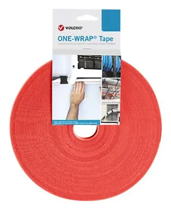 Velcro One Wrap Tape presilla Velcro cable tie Polipropileno (PP) Rojo 1 pieza(s)